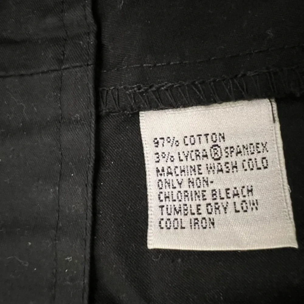 Talbots Military Jacket Women’s Size 6 Stretch Black Twill Long Sleeve Button Up